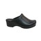 Sanita Women's Open Back Clog, PU-coated leather Upper, Polyurethane Outsole, Black, Size 6.5-7 M 1500047-002-38 - alternate 1